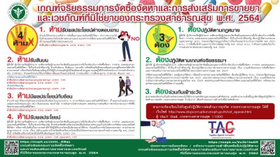 เกณฑ์จริยธรรมการจัดซื้อจัดหาและการส่งเสริมการขายยาฯ Image 1