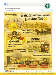 ประชาสัมพันธ์ : ลำปาง "ห้ามเผาเด็ดขาด" 1 ก.พ. - 30 เม.ย. 69 Image 1